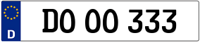 Truck License Plate